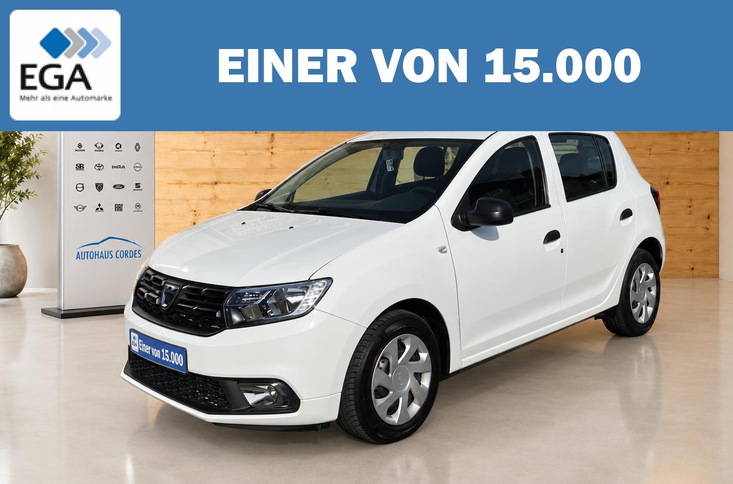 Dacia Sandero LIMOUSINE SCe 75 SERVO*KLIMA*RADIO*BTH*EFH*ZFVB
