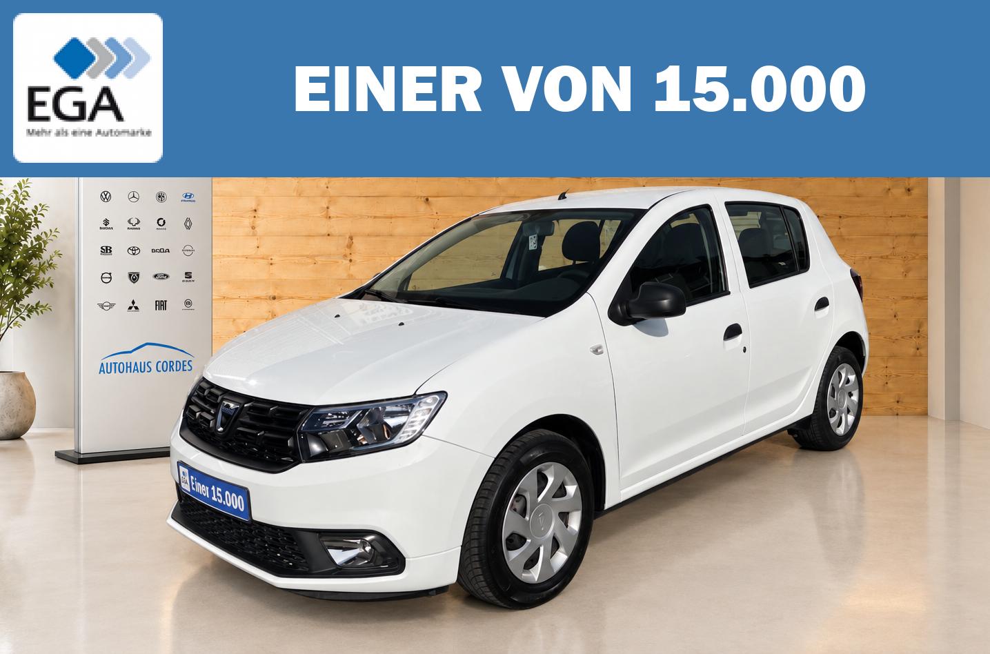 Dacia Sandero LIMOUSINE SCe 75 SERVO*KLIMA*RADIO*BTH*EFH*ZFVB