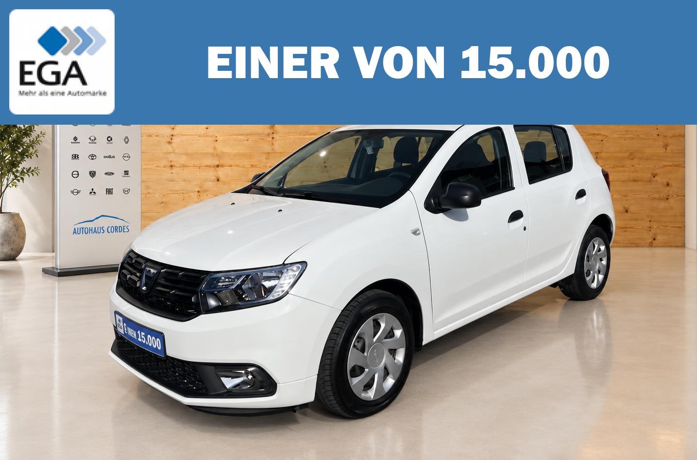 Dacia Sandero LIMOUSINE SCe 75 SERVO*KLIMA*RADIO*BTH*EFH*ZFVB